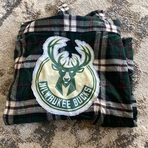 Milwaukee Bucks flannel
